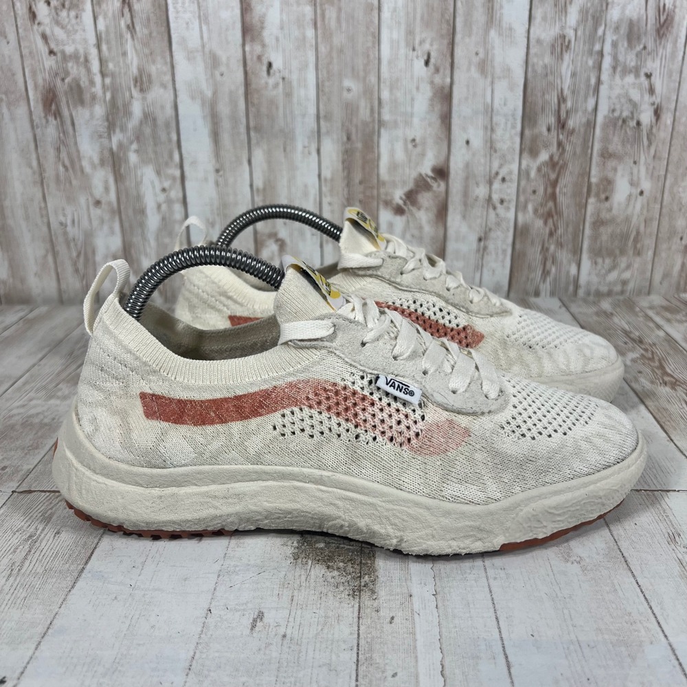 Vans UltraRange VR3 Marshmallow Terracotta Knit Sneakers Womens 8.5 Mens 7.0